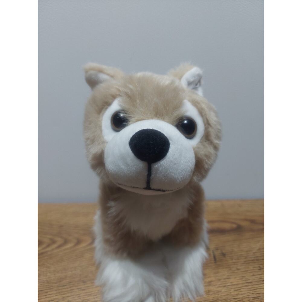 Game of Thrones Dire Wolf Cub 9" Plush Animal: Nymeria Brown White Licensed NWOT